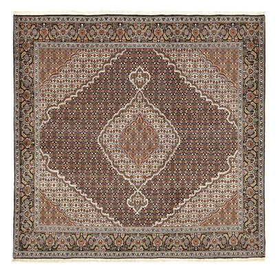 Persisk tæppe - Tabriz - Royal firkantet  - 207 x 205 cm - brun