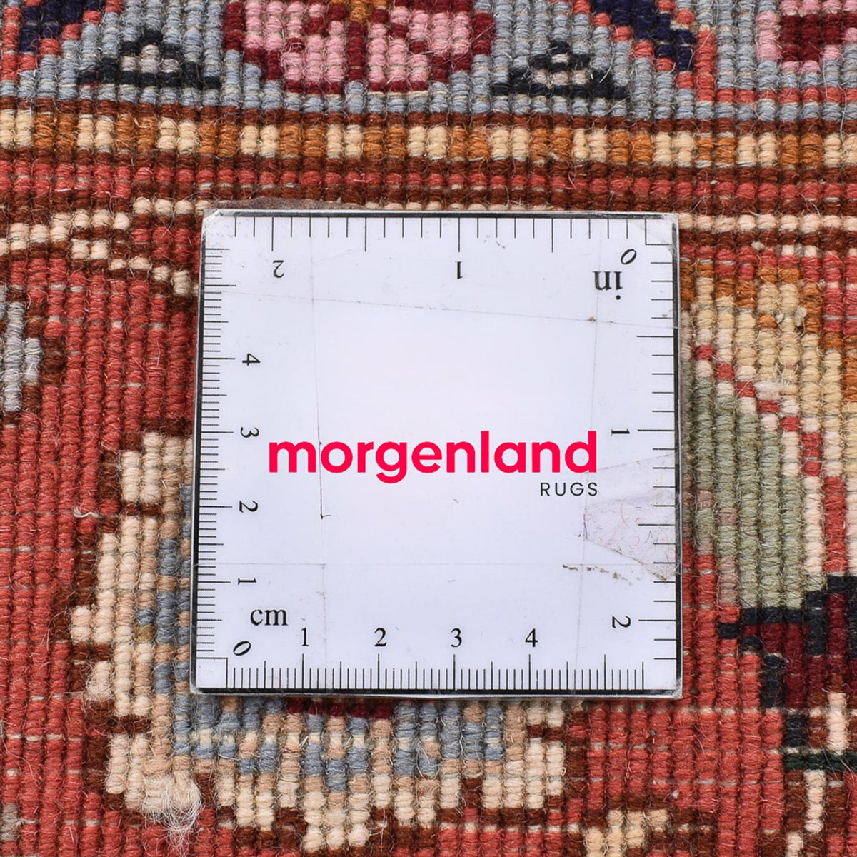 Persisk tæppe - Nomadisk firkantet  - 200 x 200 cm - creme