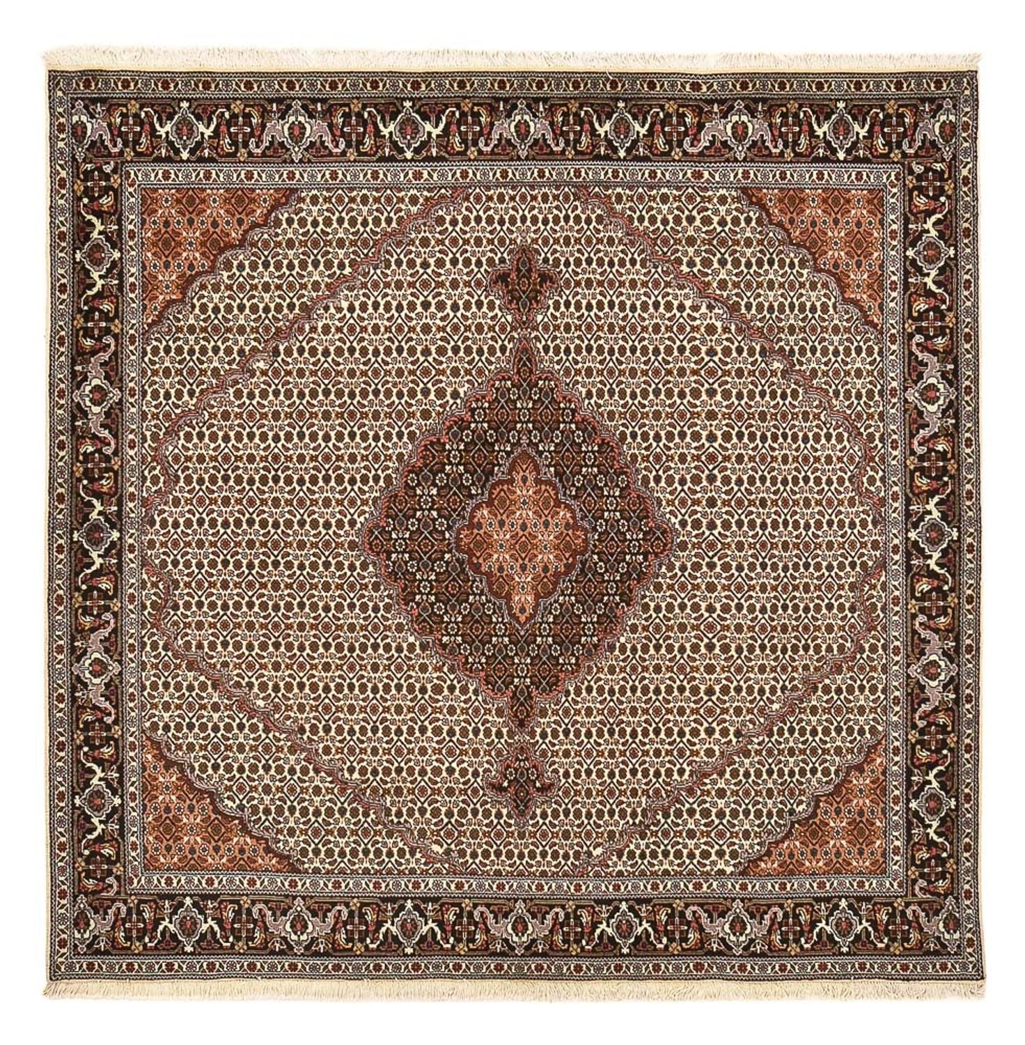 Persisk tæppe - Tabriz - Royal firkantet  - 208 x 200 cm - sand