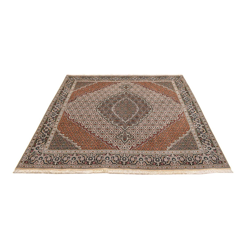 Persisk tæppe - Tabriz - Royal firkantet  - 206 x 202 cm - lys brun
