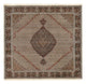Tabriz - 40 Raj Tæppe 200x200cm - Persisk tæppe