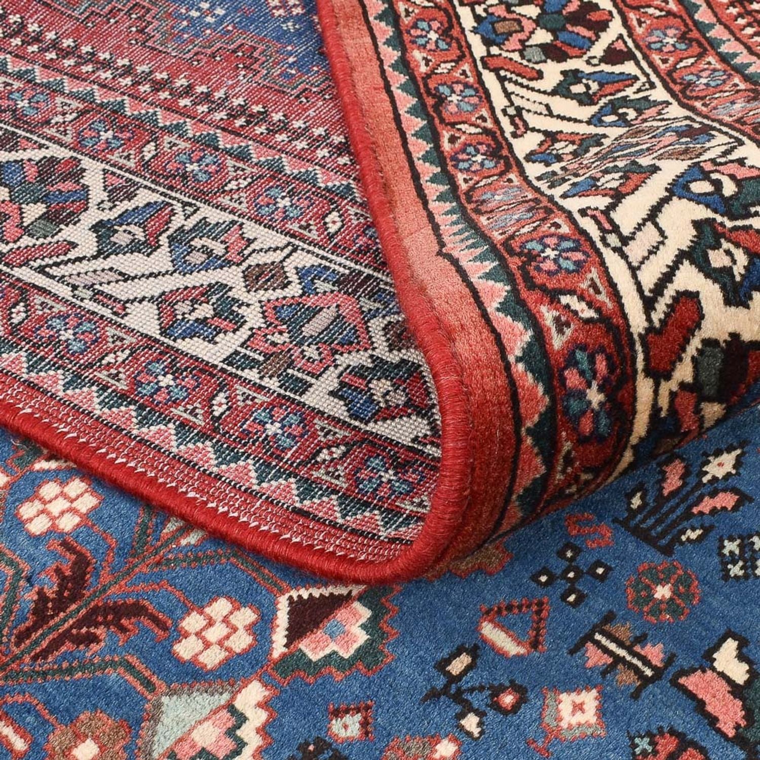 Gabbeh-tæppe - Kashkuli Persisk - 212 x 155 cm - mørkeblå