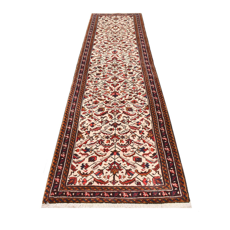Løber Persisk tæppe - Nomadisk - 375 x 91 cm - beige