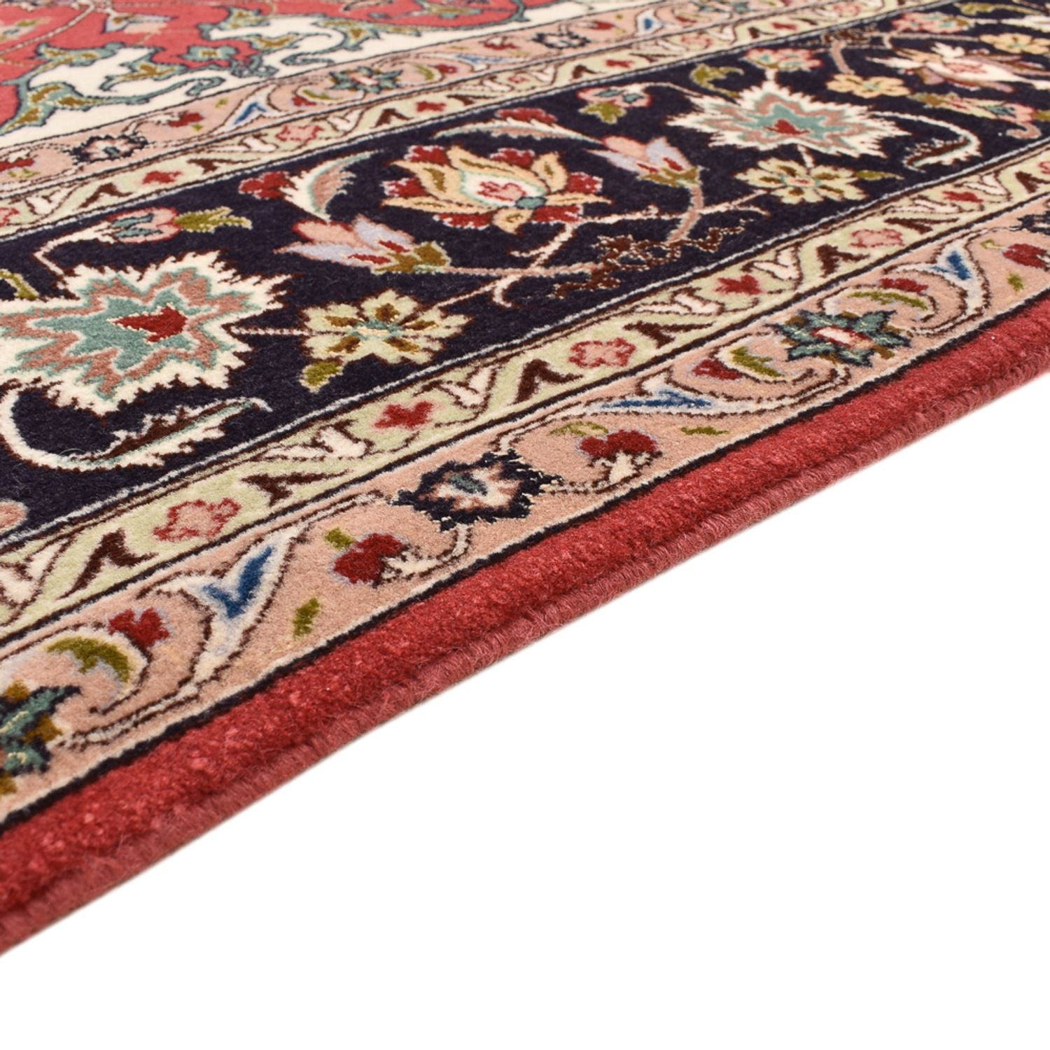 Persisk tæppe - Tabriz - Royal firkantet  - 204 x 200 cm - rød
