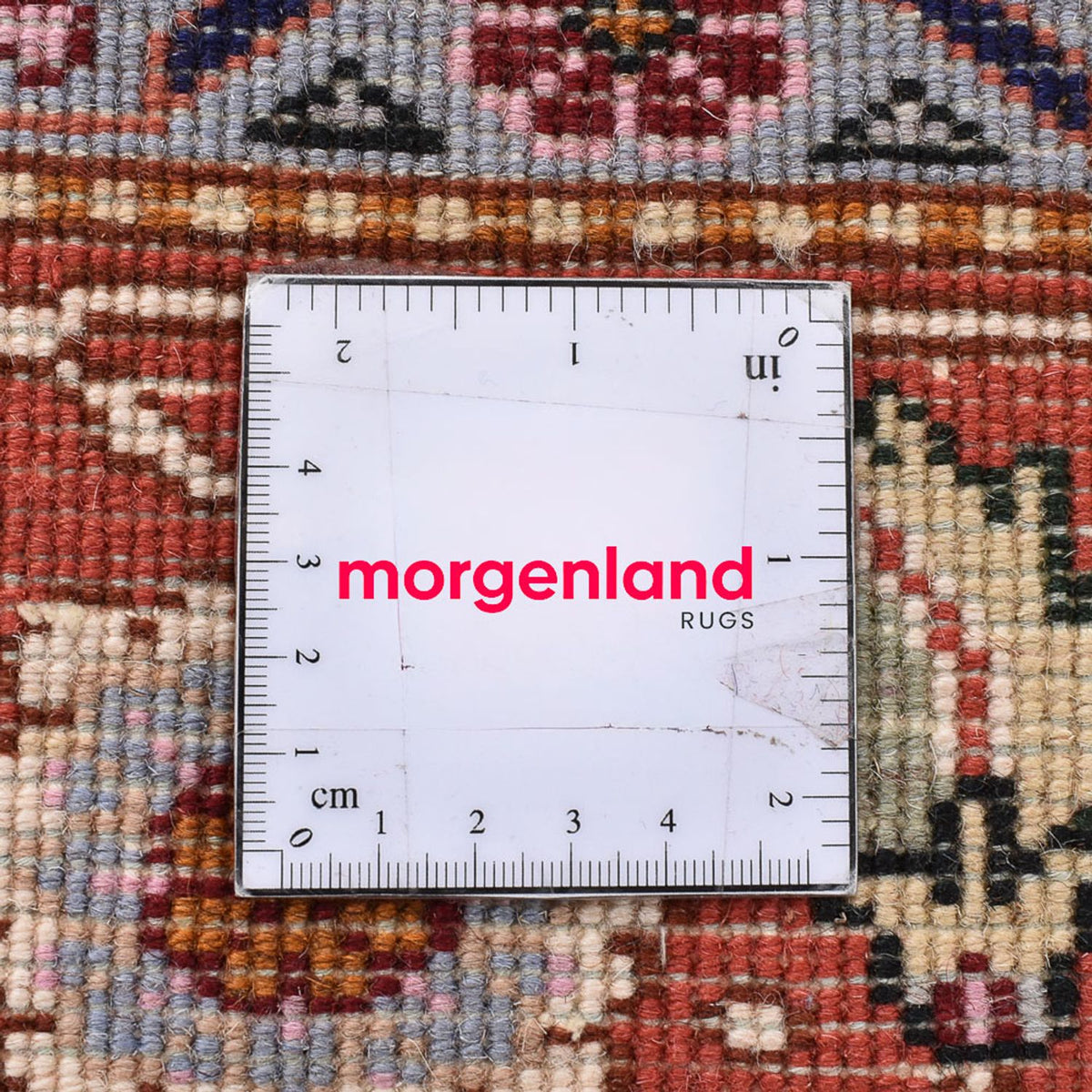 Persisk tæppe - Nomadisk firkantet  - 218 x 200 cm - creme