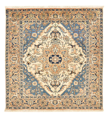 Persisk tæppe - Nomadisk firkantet  - 207 x 192 cm - lys beige