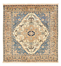 Persisk tæppe - Nomadisk firkantet  - 207 x 192 cm - lys beige