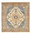 Persisk tæppe - Nomadisk firkantet  - 207 x 192 cm - lys beige