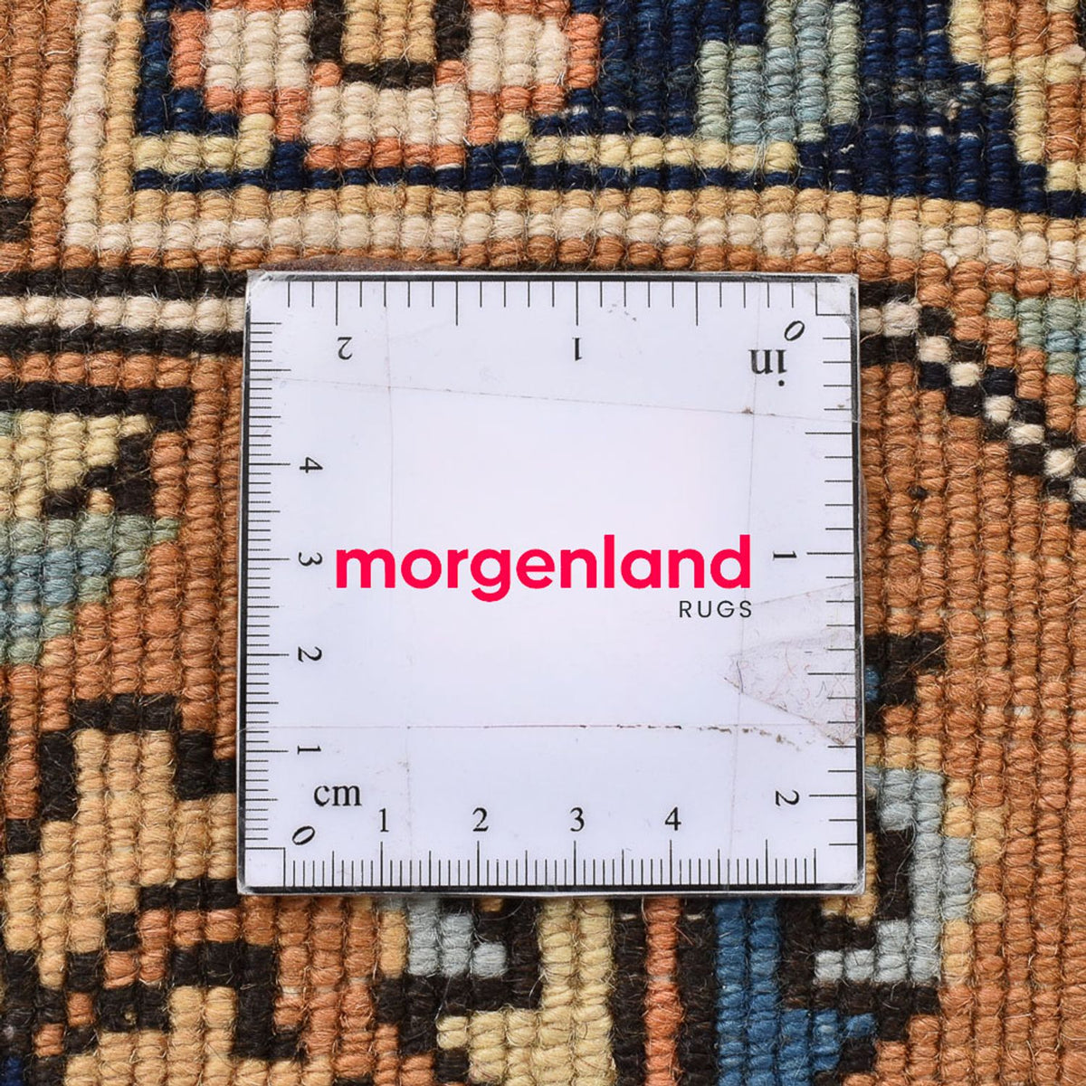 Persisk tæppe - Nomadisk firkantet  - 207 x 192 cm - lys beige