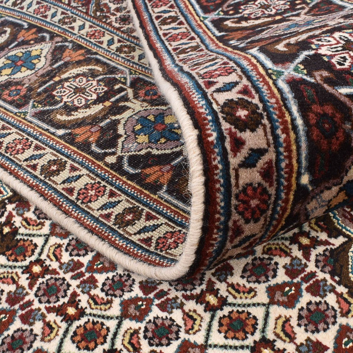 Persisk tæppe - Tabriz - Royal firkantet  - 201 x 201 cm - lys brun