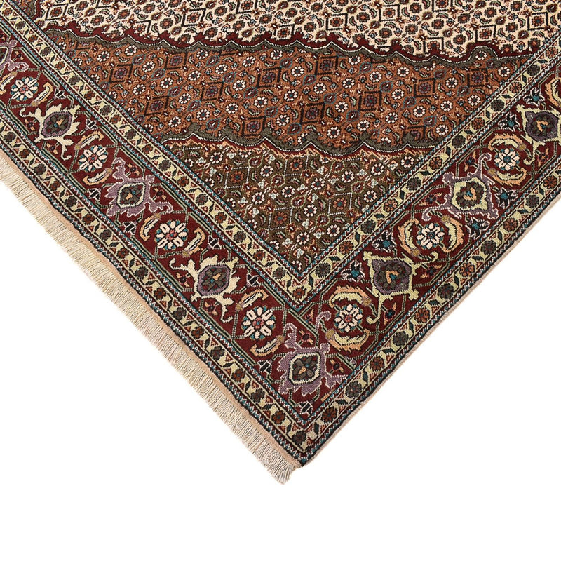 Persisk tæppe - Tabriz - Royal firkantet  - 199 x 198 cm - lys brun