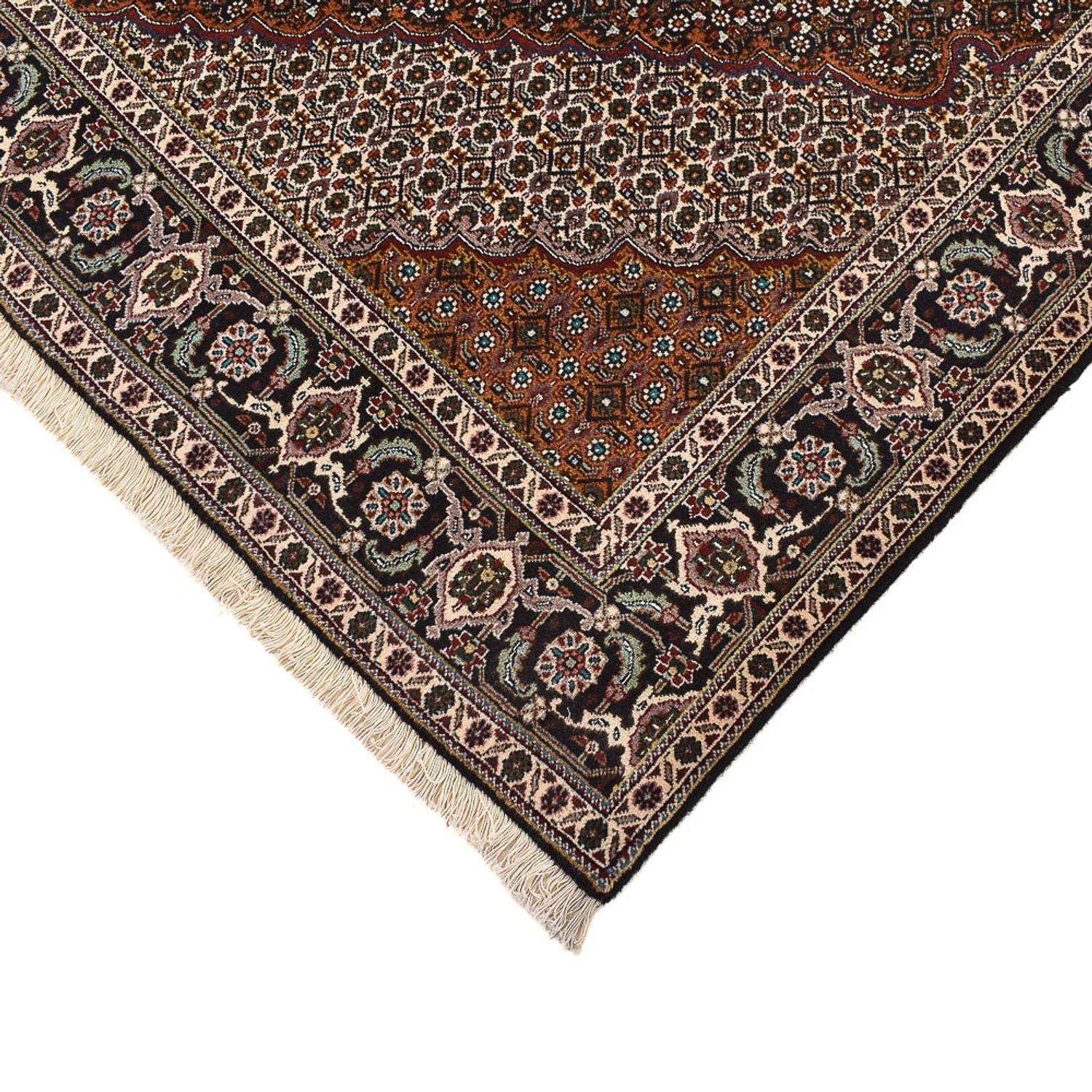 Persisk tæppe - Tabriz - Royal firkantet  - 203 x 203 cm - brun