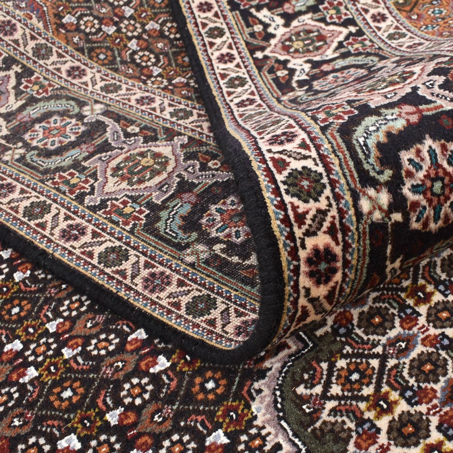 Persisk tæppe - Tabriz - Royal firkantet  - 203 x 203 cm - brun