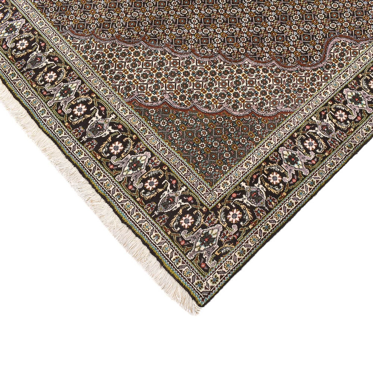 Persisk tæppe - Tabriz - Royal firkantet  - 201 x 200 cm - brun