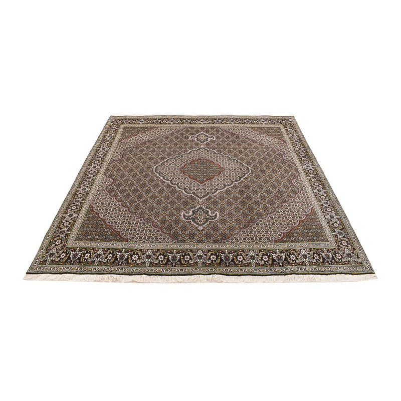 Persisk tæppe - Tabriz - Royal firkantet  - 201 x 200 cm - brun