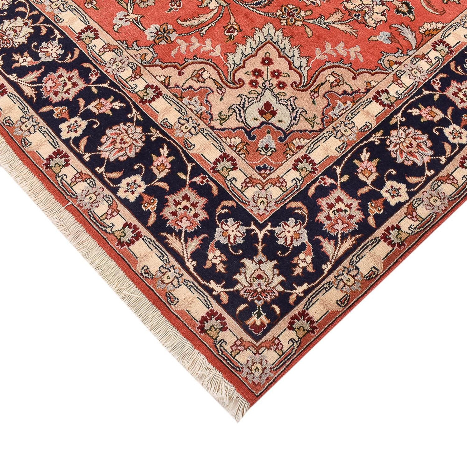 Persisk tæppe - Tabriz - Royal - 270 x 210 cm - lysrød