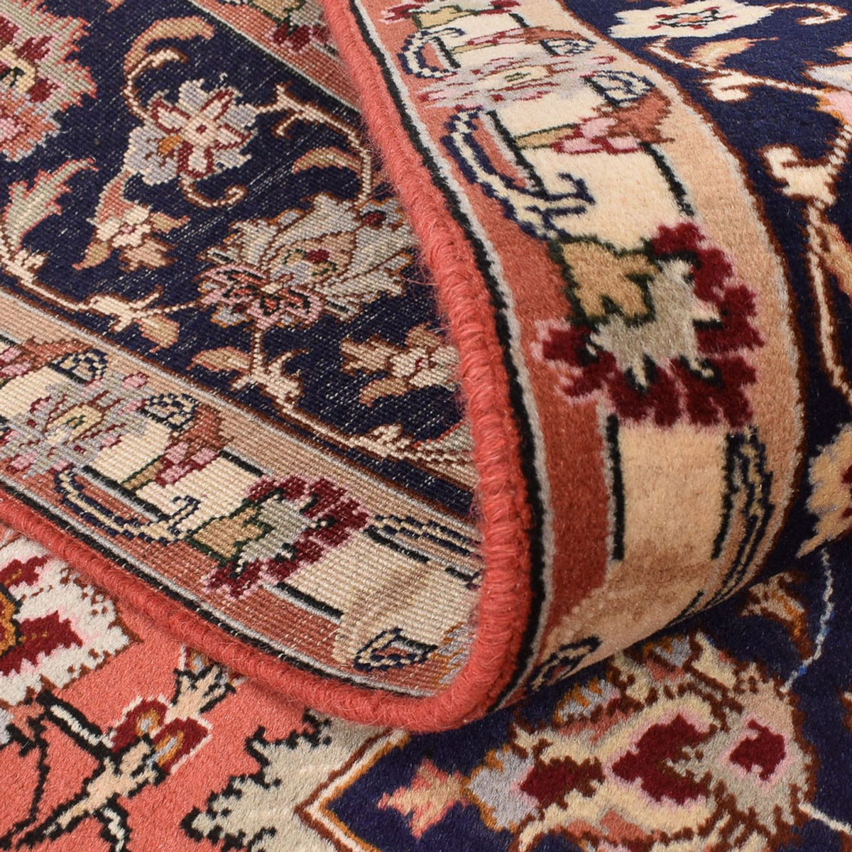 Persisk tæppe - Tabriz - Royal - 270 x 210 cm - lysrød