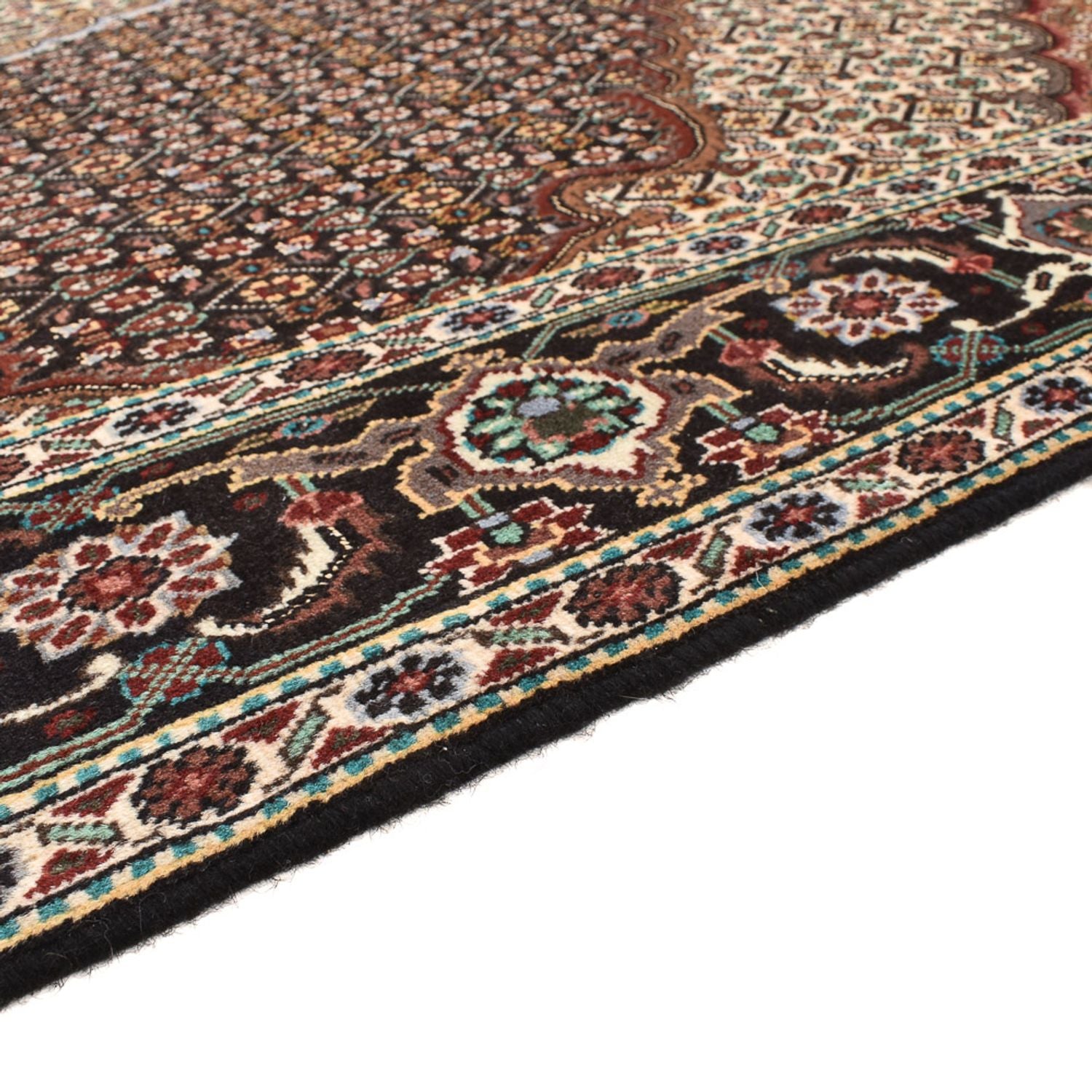 Persisk tæppe - Tabriz - Royal firkantet  - 204 x 200 cm - brun