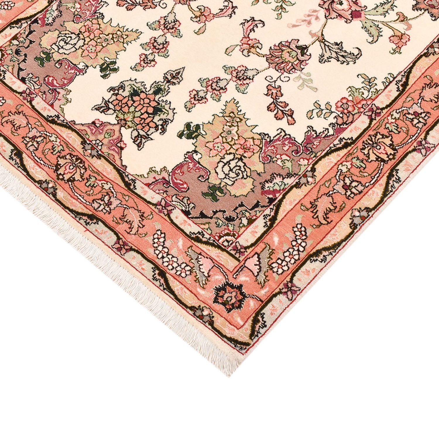 Løber Persisk tæppe - Tabriz - Royal - 204 x 81 cm - flerfarvet