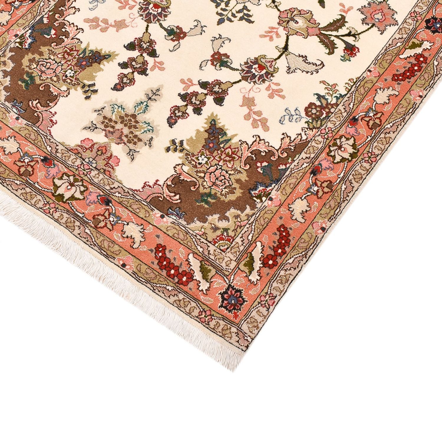 Løber Persisk tæppe - Tabriz - Royal - 205 x 82 cm - flerfarvet