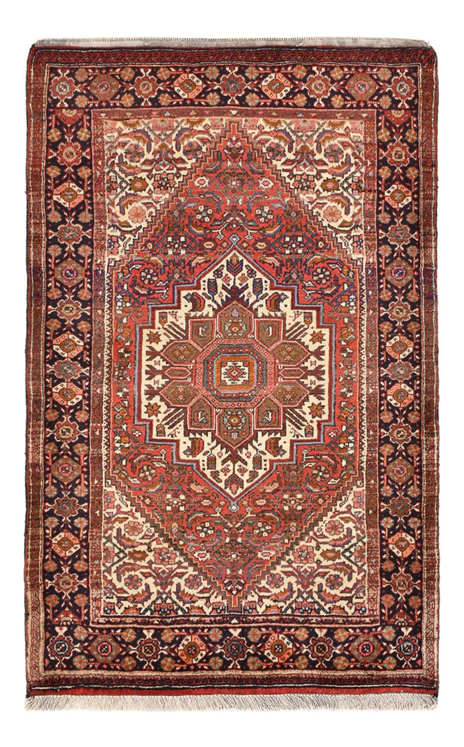 Persisk tæppe - Nomadisk - 120 x 75 cm - terrakotta