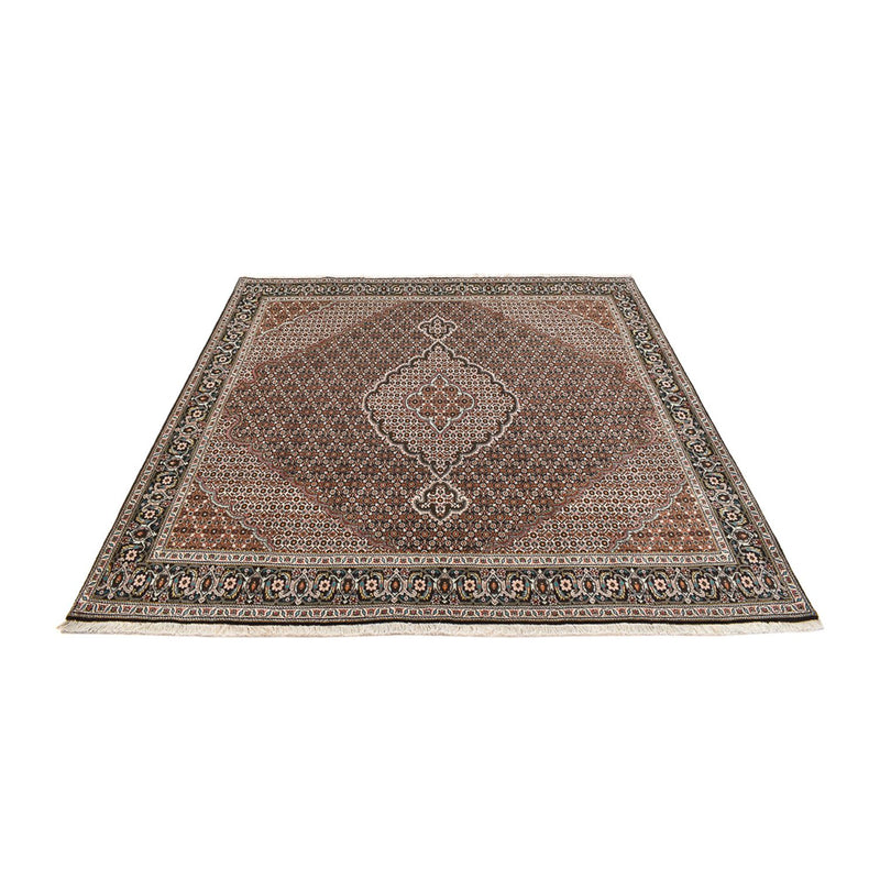 Persisk tæppe - Tabriz - Royal firkantet  - 208 x 204 cm - brun