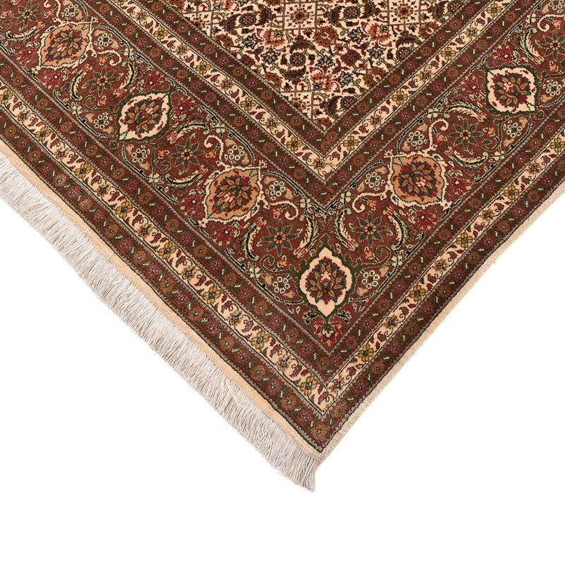 Persisk tæppe - Tabriz - Royal firkantet  - 200 x 199 cm - mørk beige