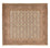 Persisk tæppe - Tabriz - Royal firkantet  - 201 x 197 cm - mørk beige