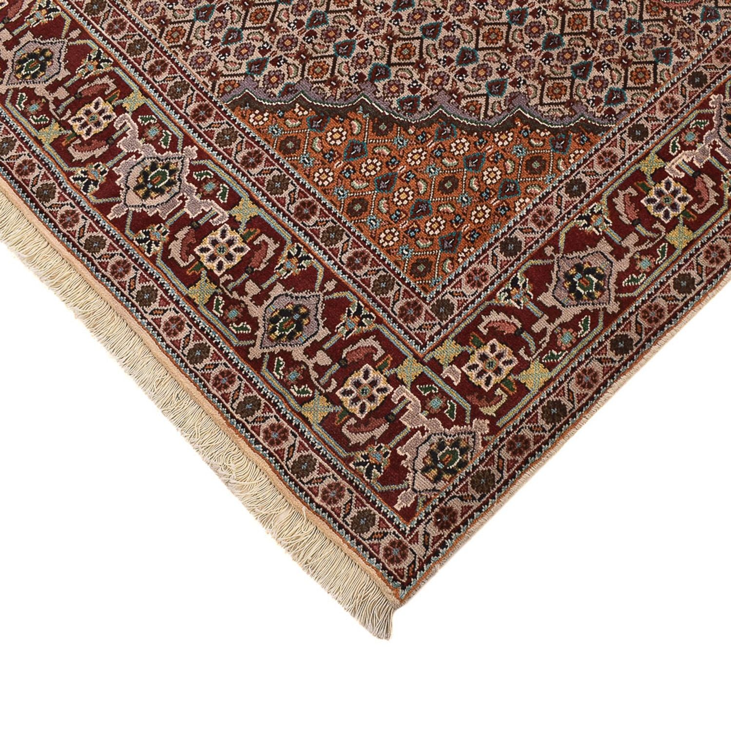 Persisk tæppe - Tabriz - Royal firkantet  - 202 x 198 cm - lys brun