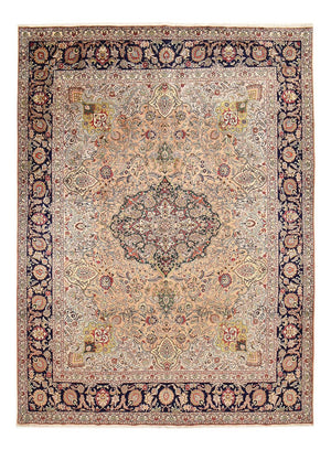 Persisk tæppe - Tabriz - Royal - 390 x 303 cm - lys brun