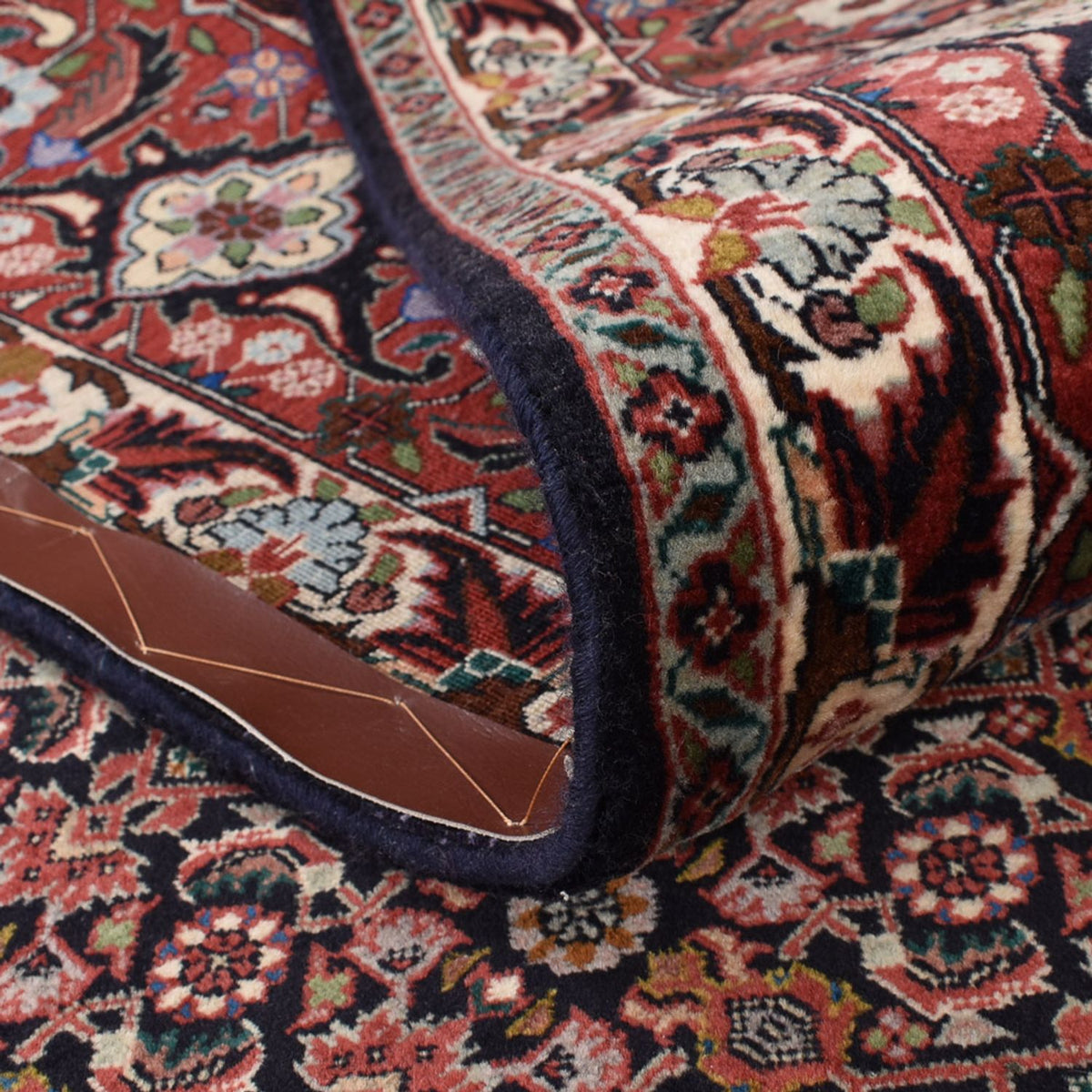 Persisk tæppe - Bijar firkantet  - 303 x 293 cm - rust