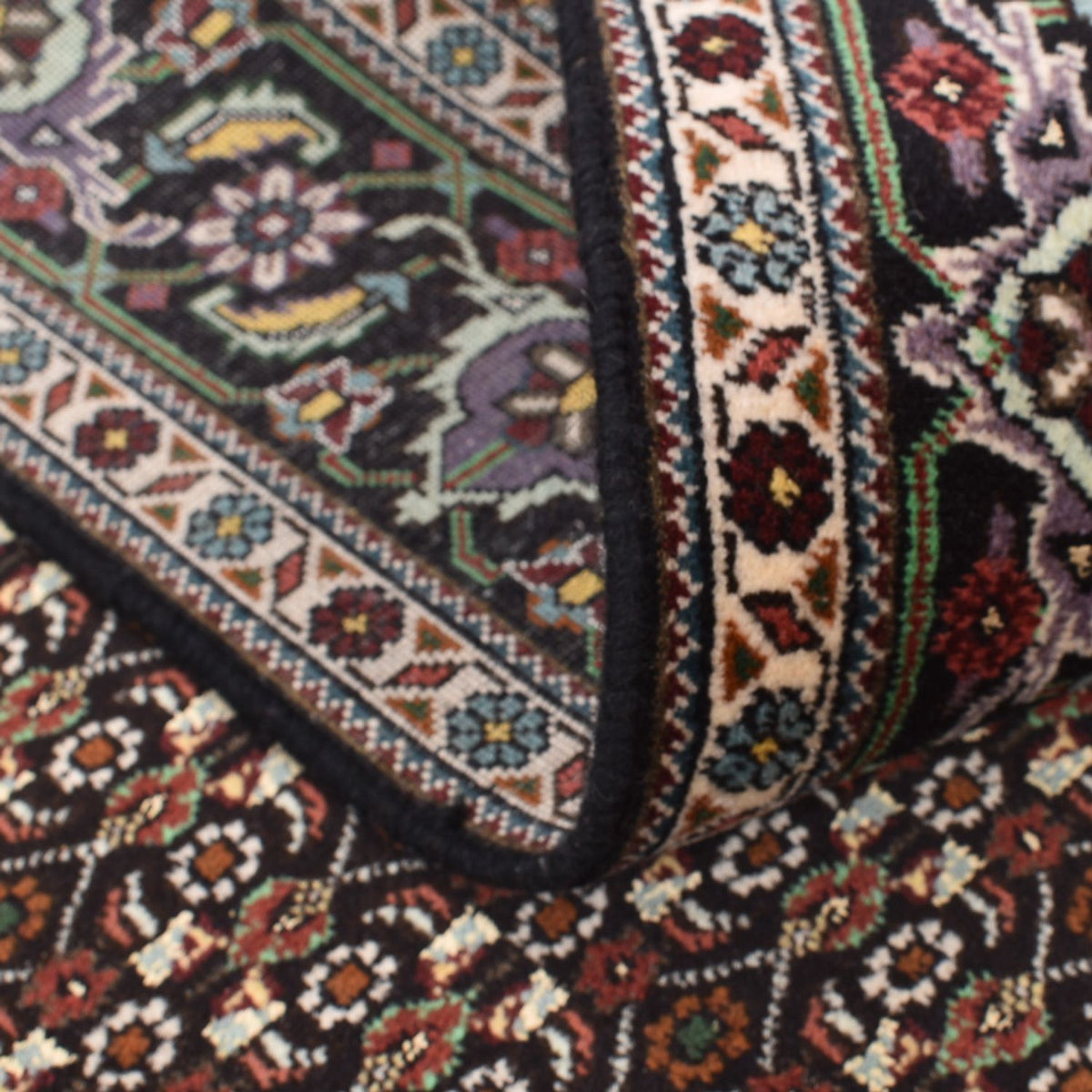 Persisk tæppe - Tabriz - Royal firkantet  - 204 x 193 cm - brun