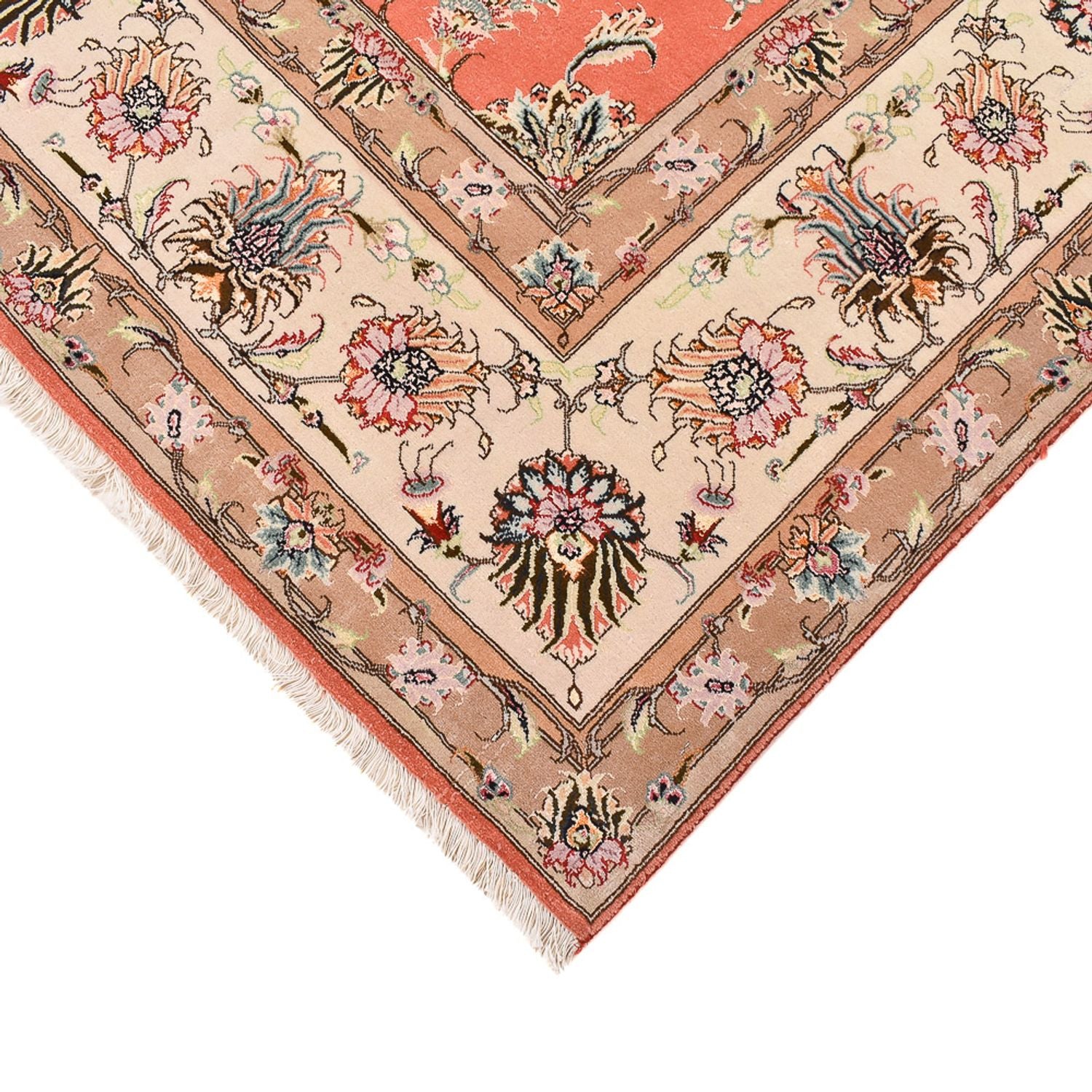 Persisk tæppe - Tabriz - Royal - 295 x 247 cm - rød