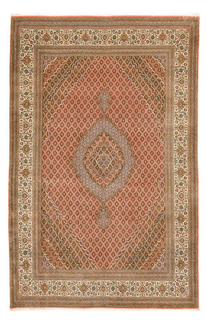 Persisk tæppe - Tabriz - Royal - 390 x 250 cm - lysrød