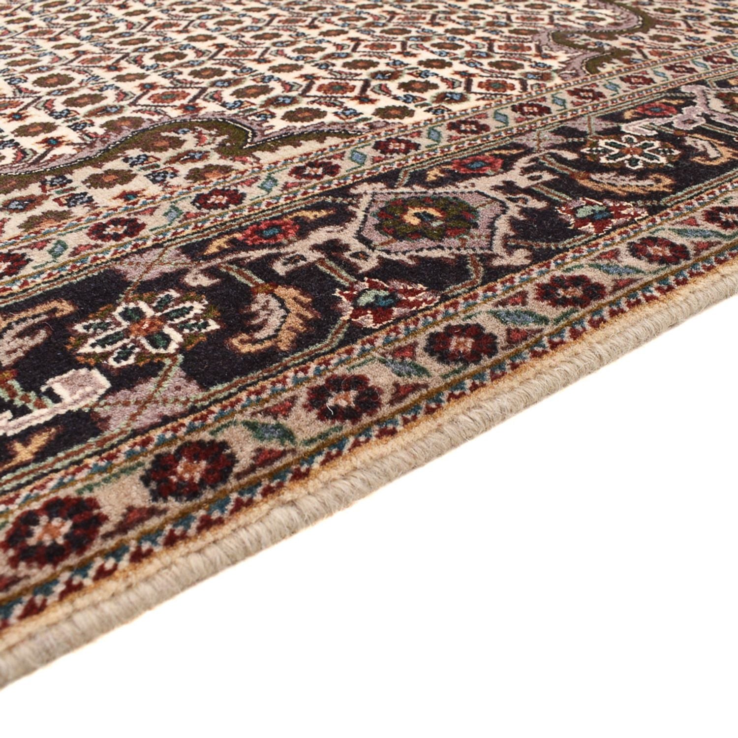 Persisk tæppe - Tabriz - Royal firkantet  - 204 x 200 cm - lys brun