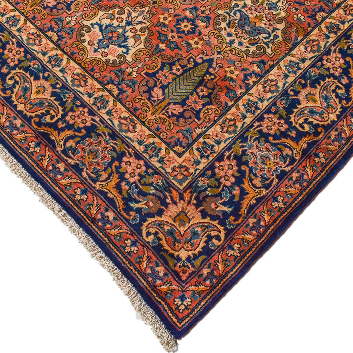 Persisk tæppe - Nomadisk - 292 x 210 cm - lysrød