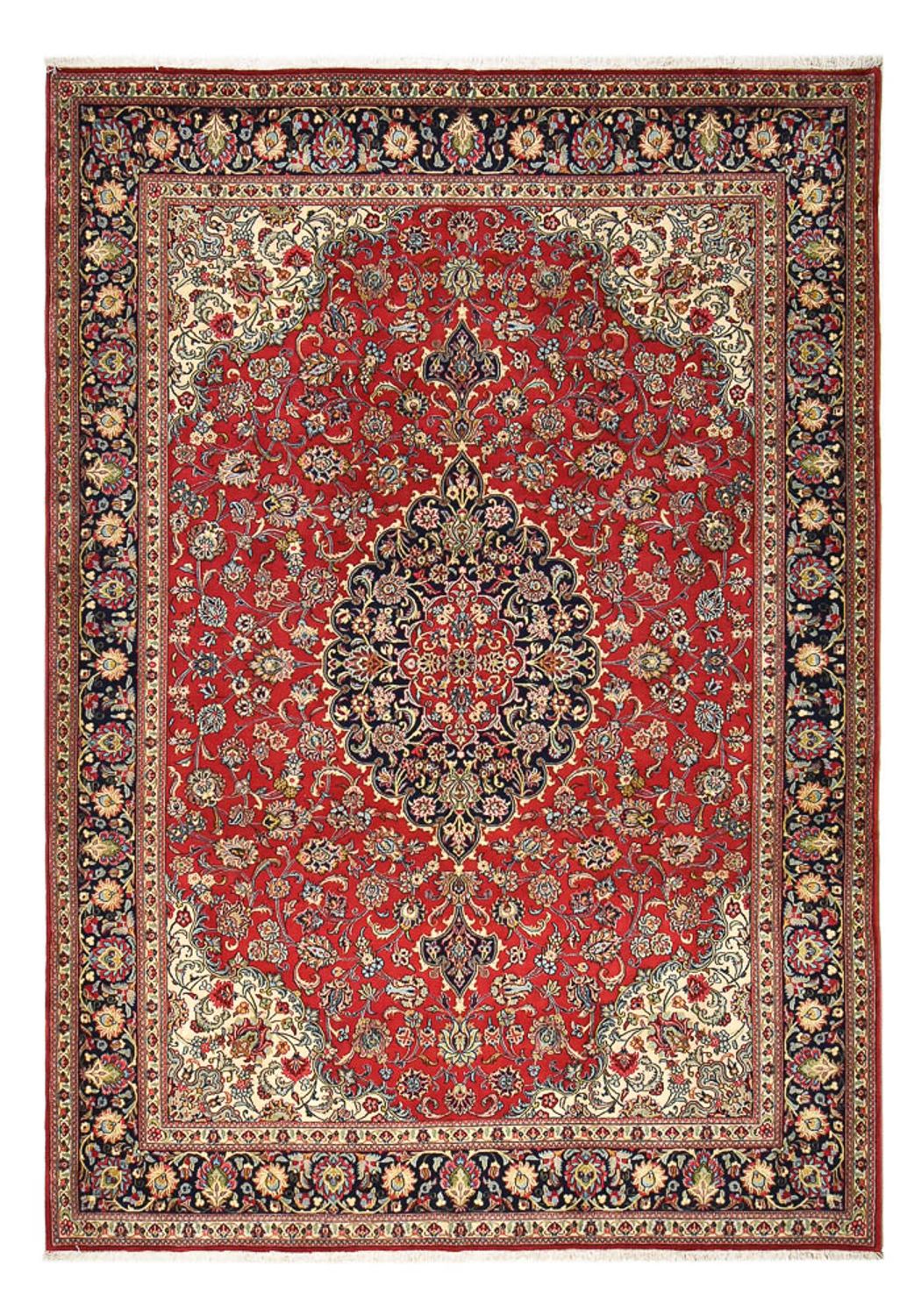 Persisk tæppe - Ghom - 357 x 250 cm - rød