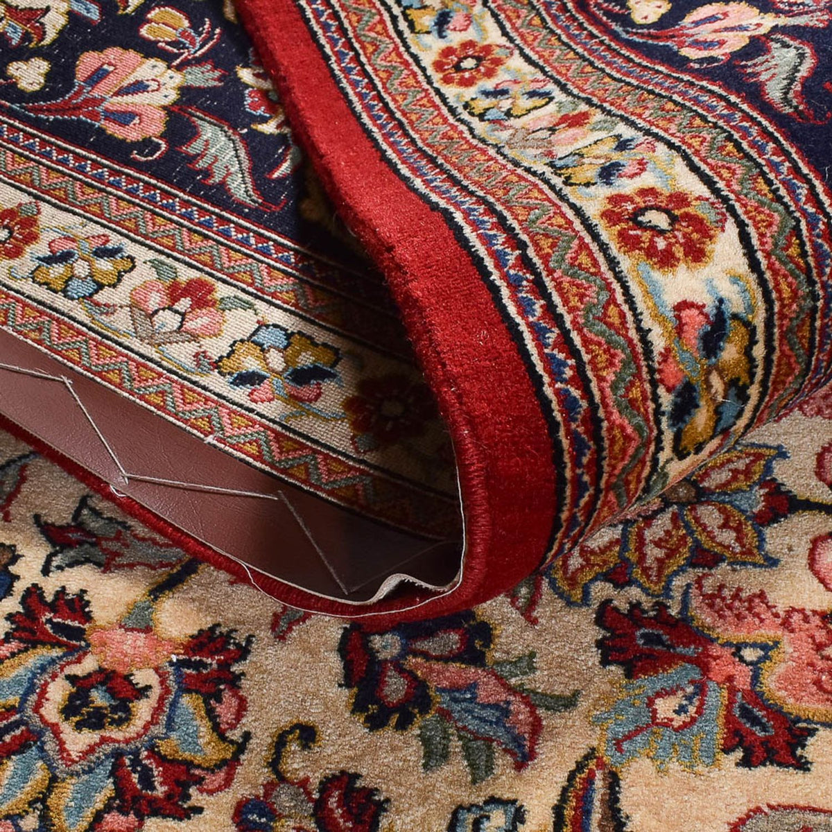 Persisk tæppe - Ghom - 365 x 252 cm - creme