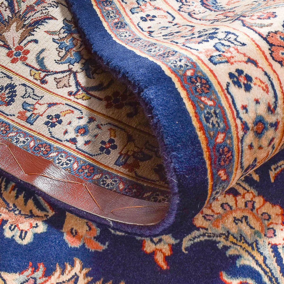 Persisk tæppe - Classic - 340 x 247 cm - mørkeblå