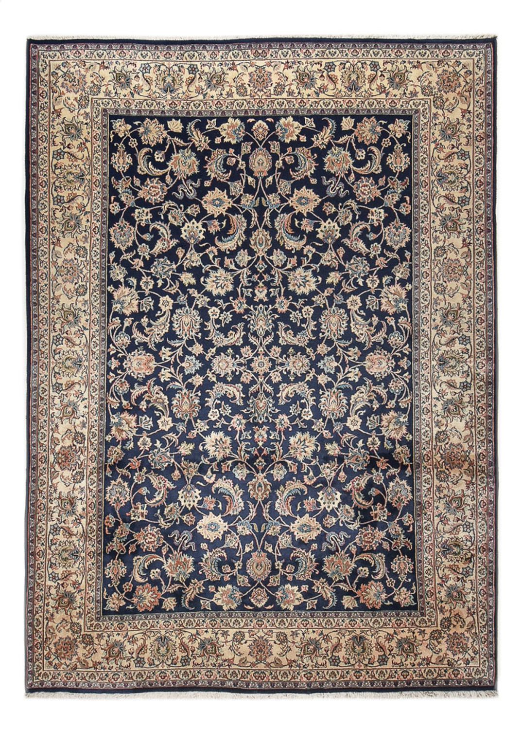 Persisk tæppe - Classic - 342 x 243 cm - mørkeblå