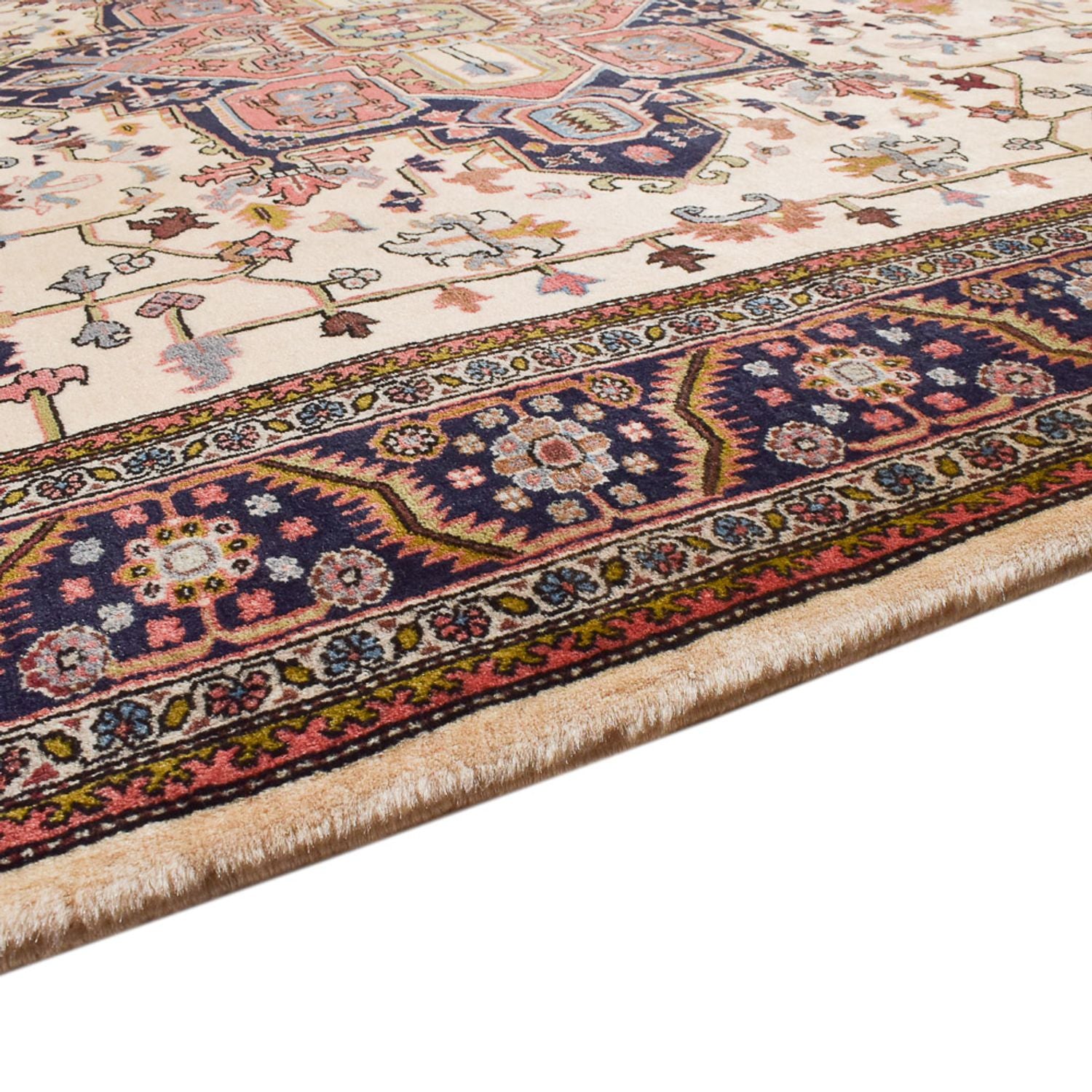 Persisk tæppe - Nomadisk - 306 x 202 cm - creme