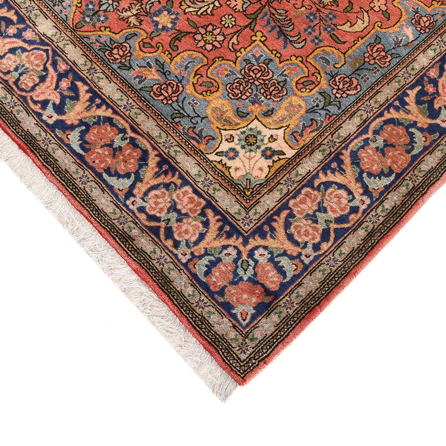 Persisk tæppe - Nomadisk - 243 x 145 cm - lysrød
