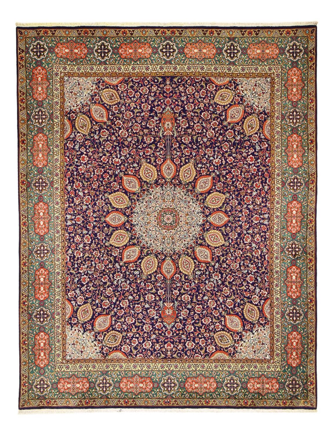 Persisk tæppe - Tabriz - Royal - 389 x 305 cm - lilla