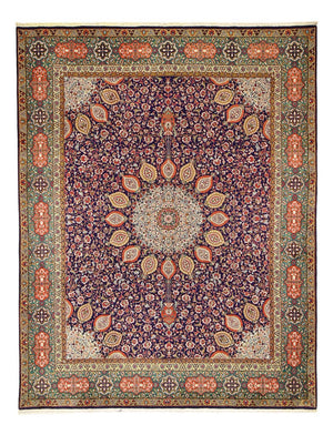Persisk tæppe - Tabriz - Royal - 389 x 305 cm - lilla