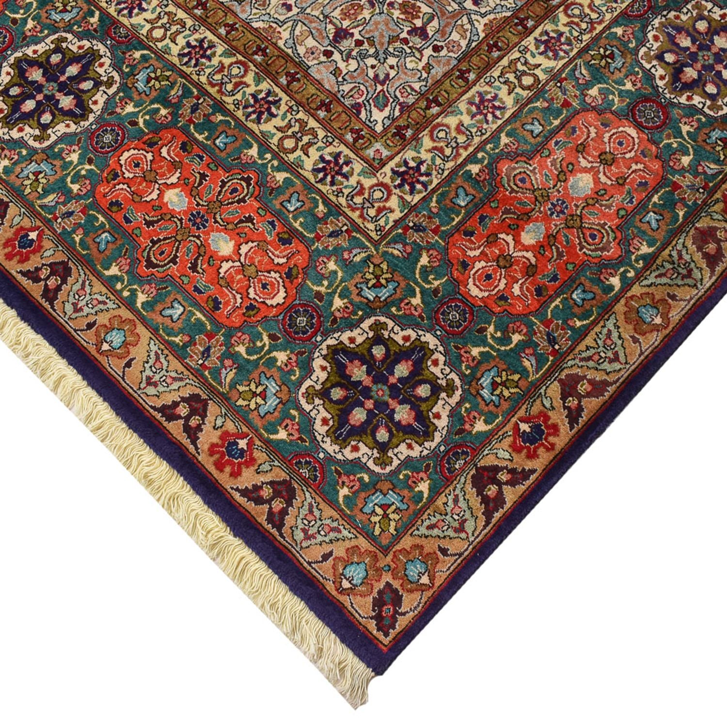Persisk tæppe - Tabriz - Royal - 389 x 305 cm - lilla