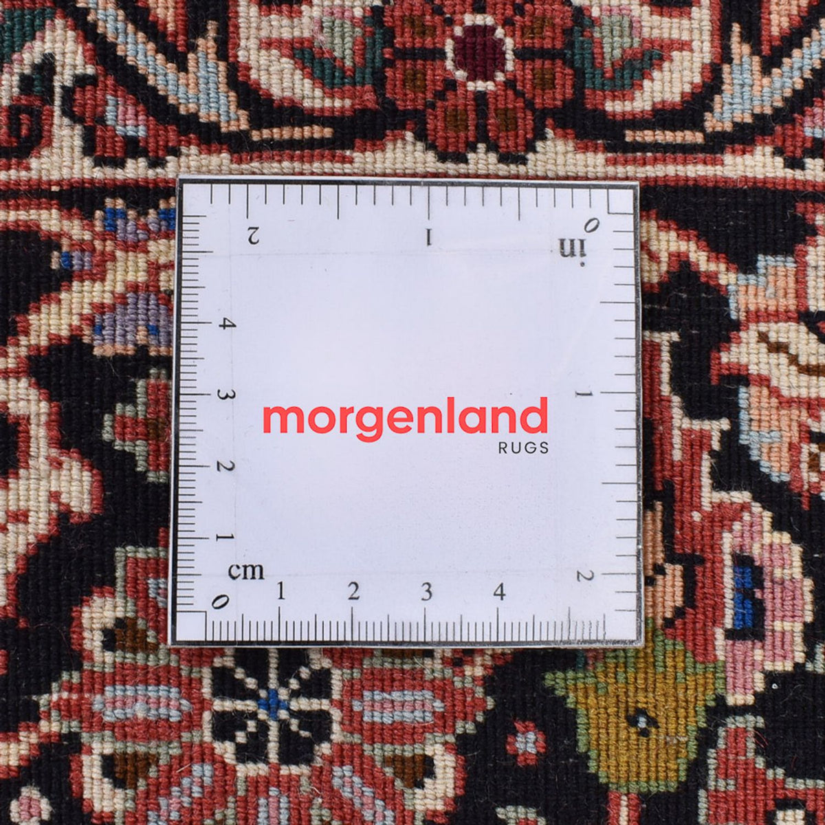 Persisk tæppe - Bijar - 290 x 206 cm - lysrød