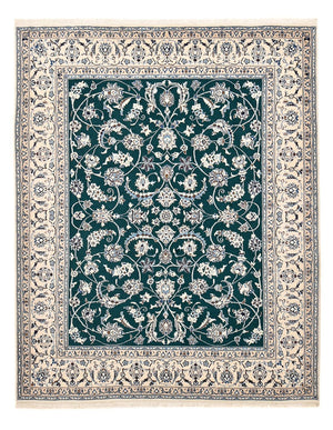 Persisk tæppe - Nain - Royal - 254 x 198 cm - mørkegrøn