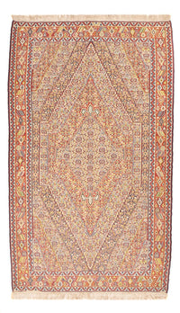 Kelim-tæppe - orientalsk - 262 x 157 cm - mørk beige