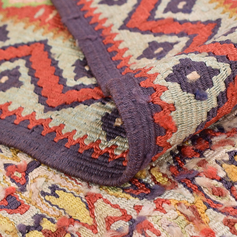Kelim-tæppe - orientalsk - 262 x 157 cm - mørk beige