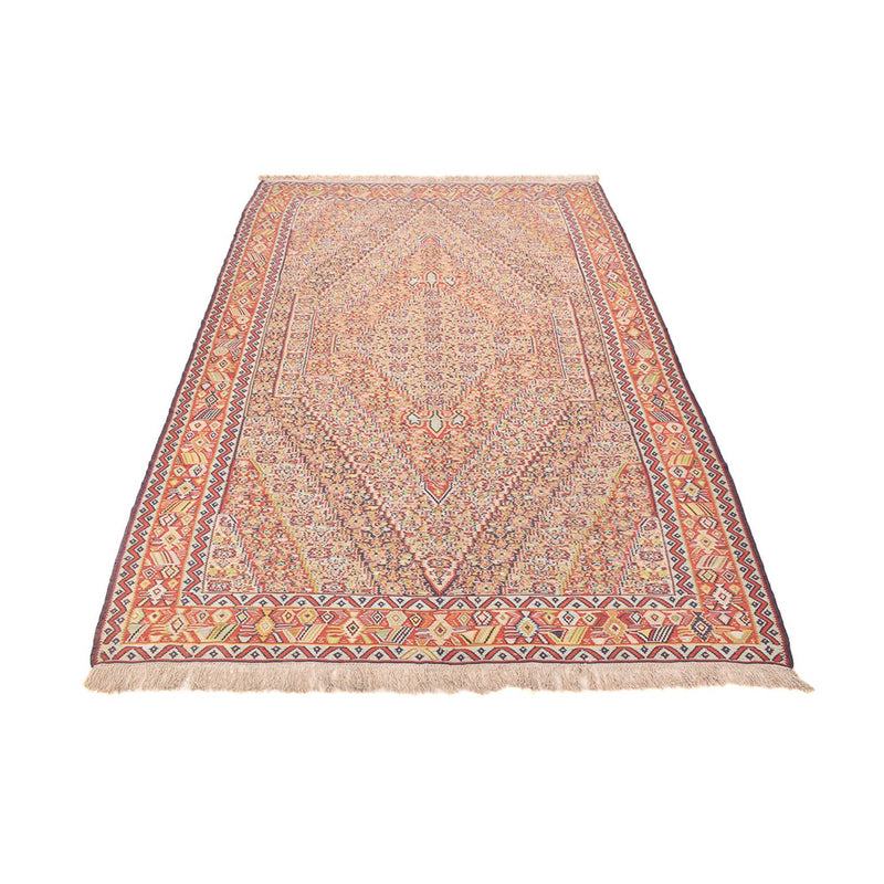 Kelim-tæppe - orientalsk - 262 x 157 cm - mørk beige